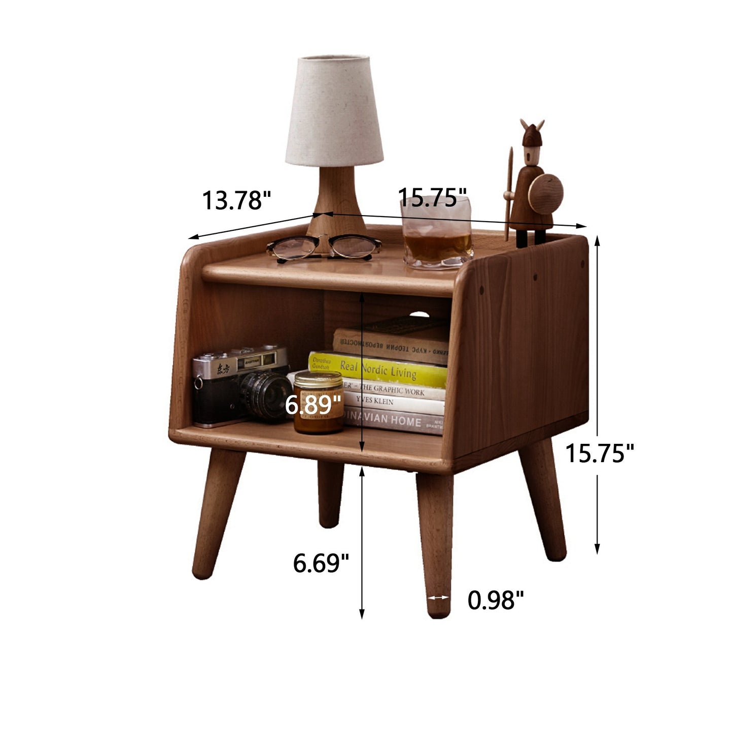 Beech Solid Wood Night Stand