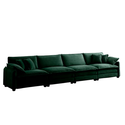 Berk Corduroy Sofa, Green