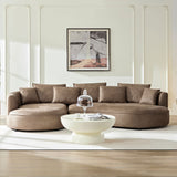 Sorrento Sculptural Curved Sectional