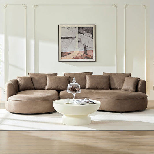 Sorrento Sculptural Curved Sectional