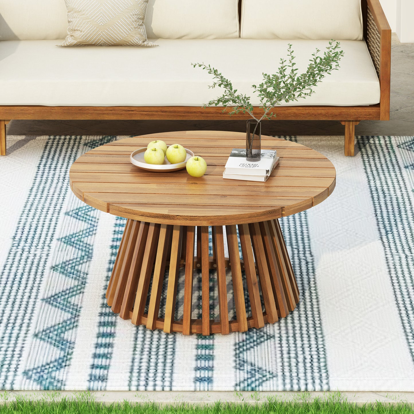 The Riviera Outdoor Sofa Set, Beige