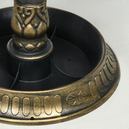 Elowen Antique Bronze Bird Bath Pedestal