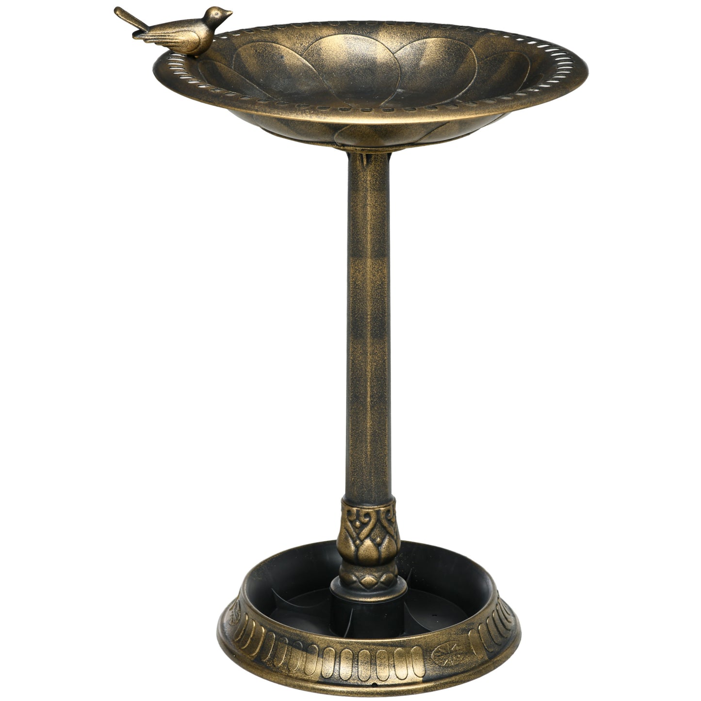 Elowen Antique Bronze Bird Bath Pedestal