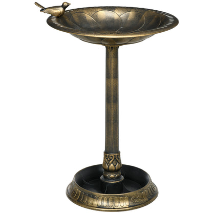 Elowen Antique Bronze Bird Bath Pedestal