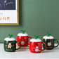 Holiday "Merry Christmas" Figural Mugs