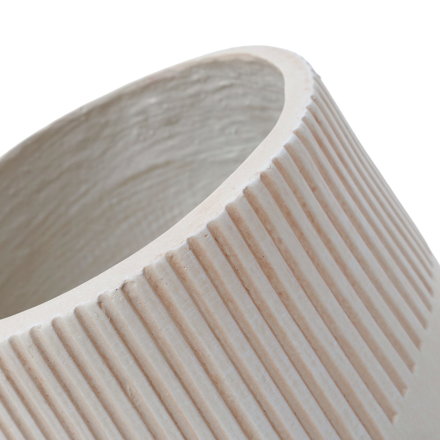 Solenne Ribbed Planter Set of 3