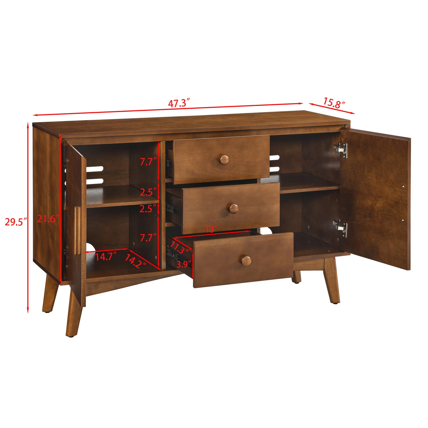 Ardven Walnut Sideboard