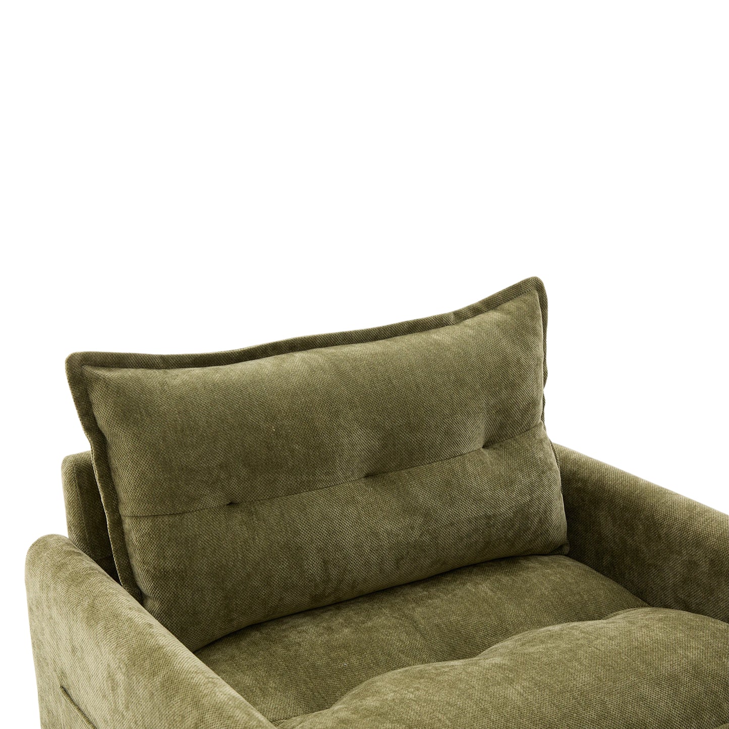 Asher Chenille Swivel Lounge Chair
