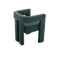 Alpine Set of 2 Barrel Accent Chairs, Emerald