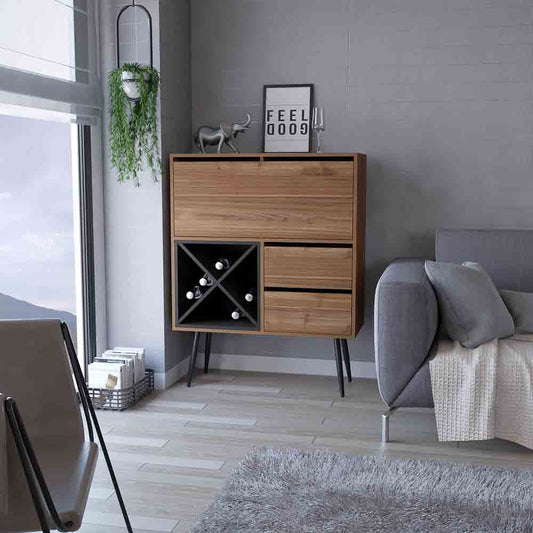 Oakridge Mid-Century Bar & Storage Cabinet