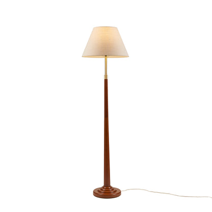 Linden Wood-Tone Floor Lamp