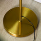 Nova Gold Floor Lamp with Three Frosted Glass Globe Shades