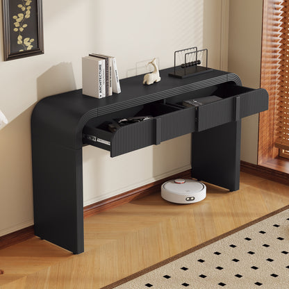 Pyrk Console Table, Black