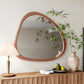 Asymmetrical Wall Mirror, 45"