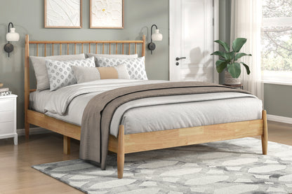 Noma Natural Spindle Full Bed Frame