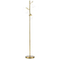 Nova Gold Floor Lamp with Three Frosted Glass Globe Shades