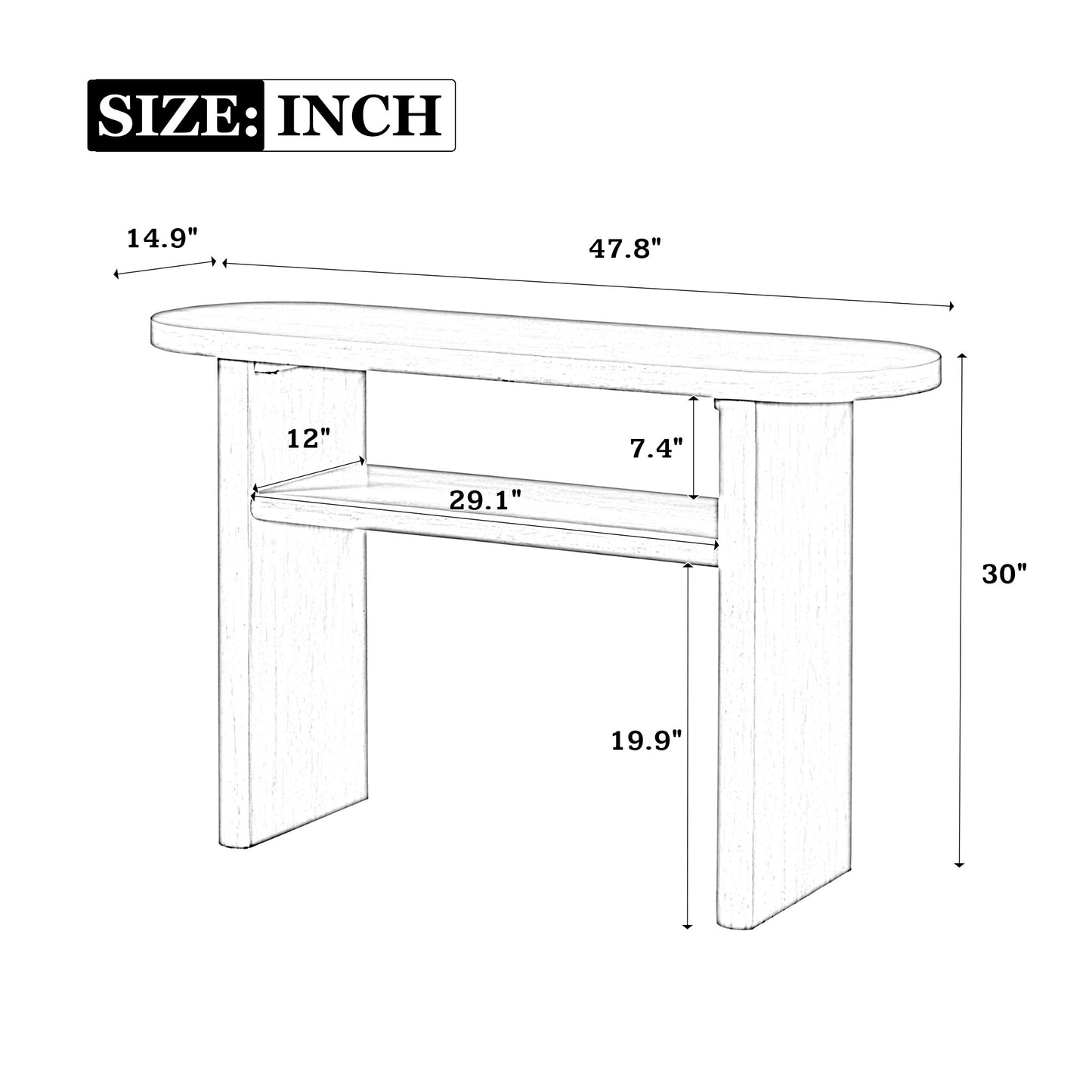 Kye Console Table, Espressoo