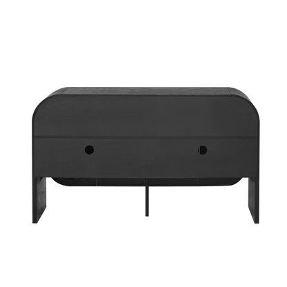 Black Ash Curved Edge Sideboard