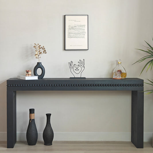 Vance Console Table in Black Finish
