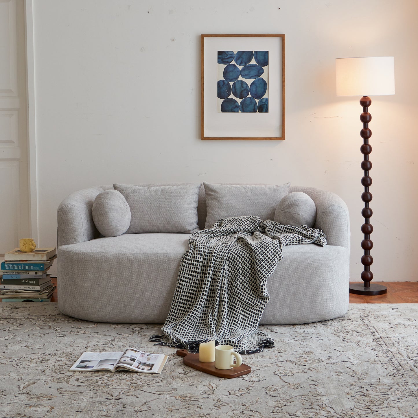 Cloud Deep Seating Curved Loveseat