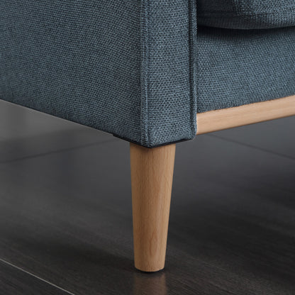 70" Grace Sofa W/Waterproof Fabric, Dark Blue