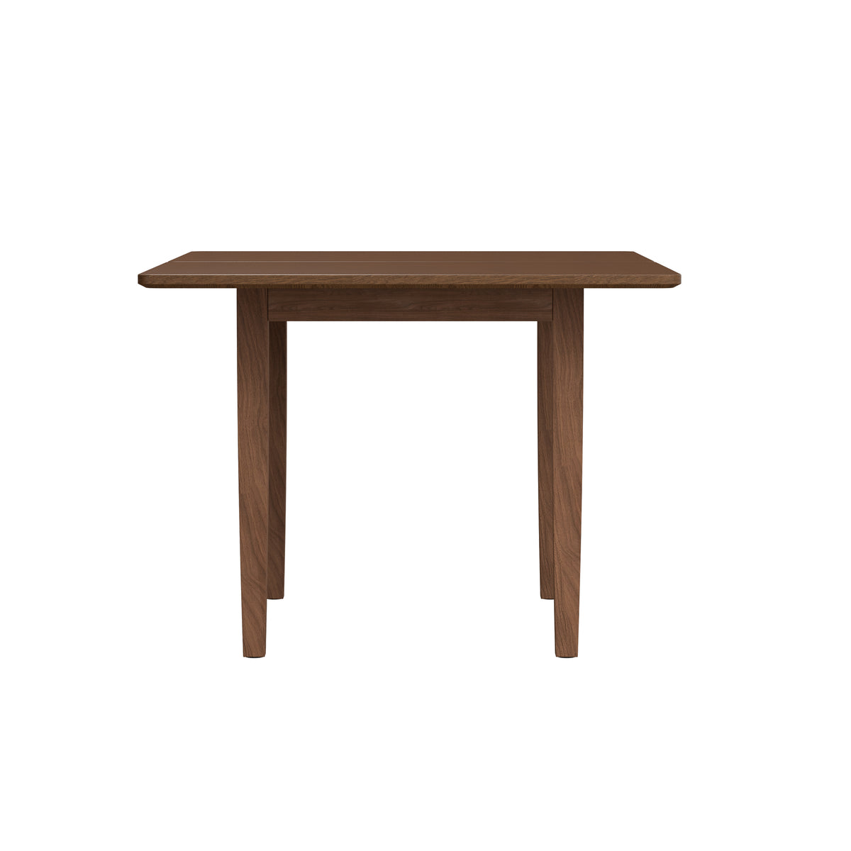 Alden Extendable Oak Dining Table, Walnut Finish