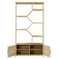 7-Tiered Rattan Bookshelf