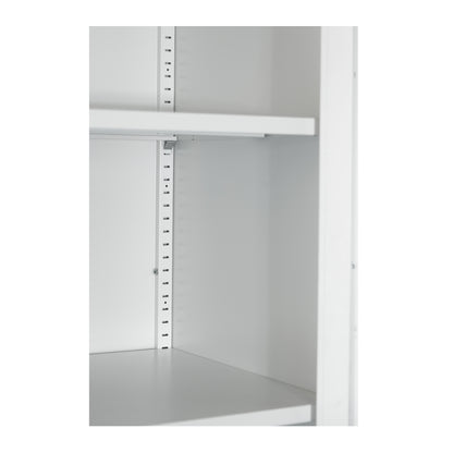 Harper Tall Storage Wardrobe with Drawers, White
