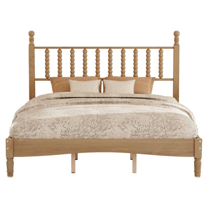 Briar Turned-Spindle Platform Queen Bed, Natural