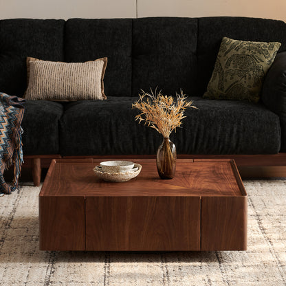 Vetra Walnut Square Coffee Table