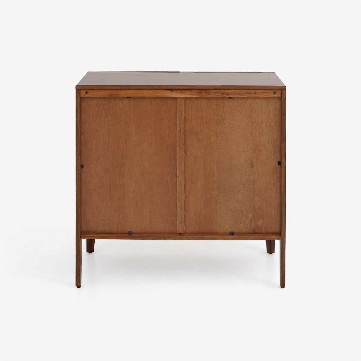 Lois Walnut Cane Door Cabinet