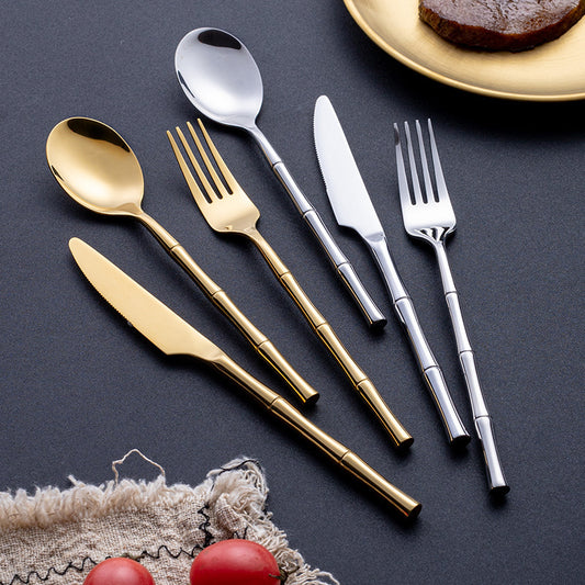 Bamboo 20 Piece Flatware Set