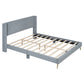 Cory Queen Platform Bed, Gray