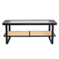 Blye Modern Glass Coffee Table