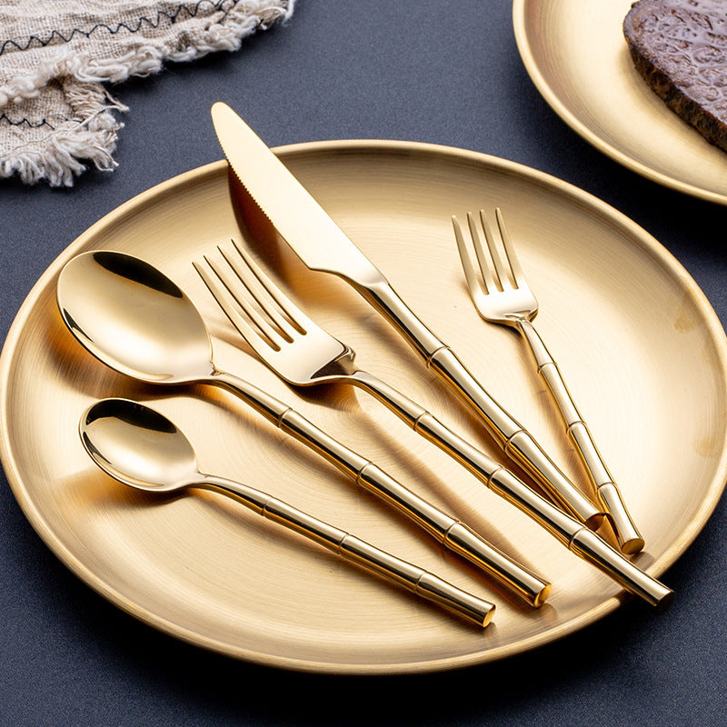 Bamboo 20 Piece Flatware Set