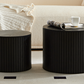 Nested Coffee Table Set of 2, Black