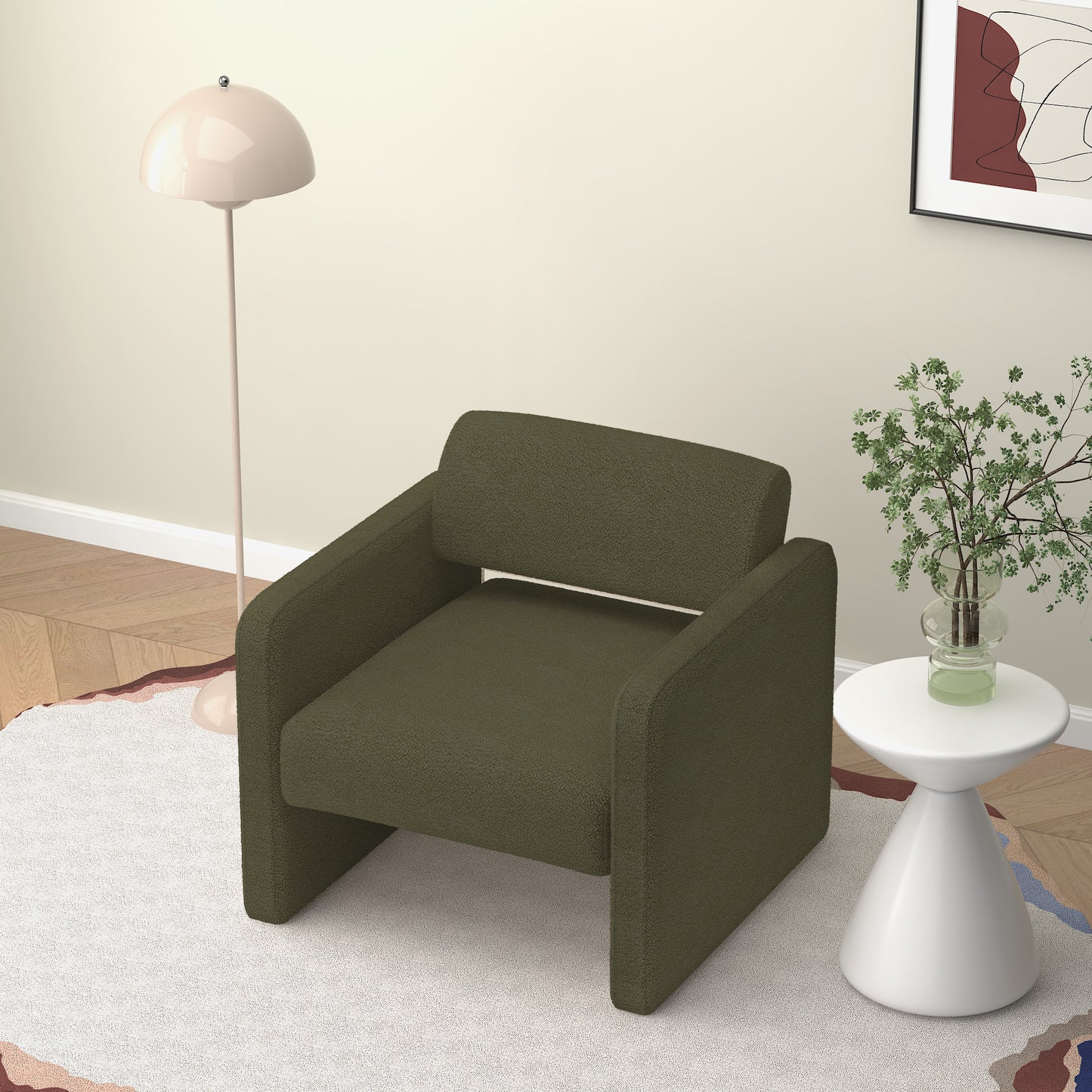 Mod Green Accent Chair