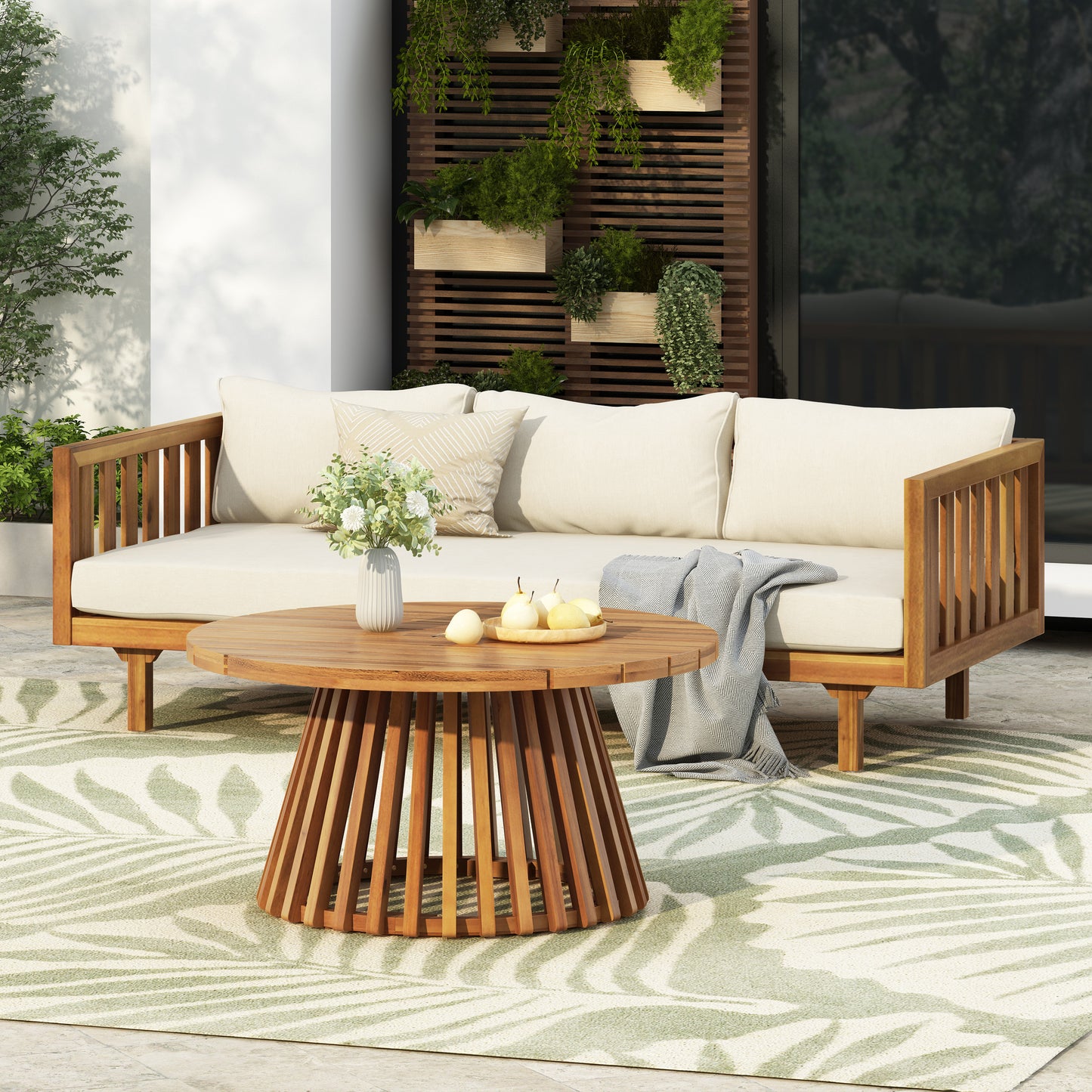 The Riviera Outdoor Sofa Set, Beige