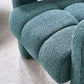 31.10" Wide Boucle Accent Chair, Green