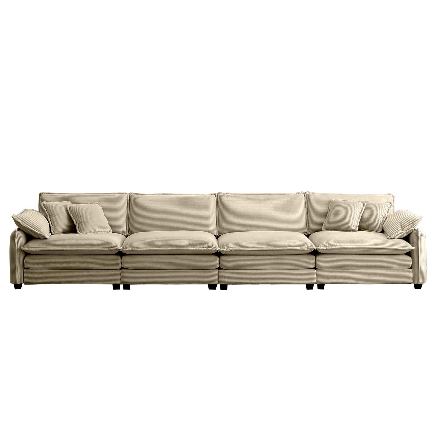 Berk Corduroy Sofa, Tan