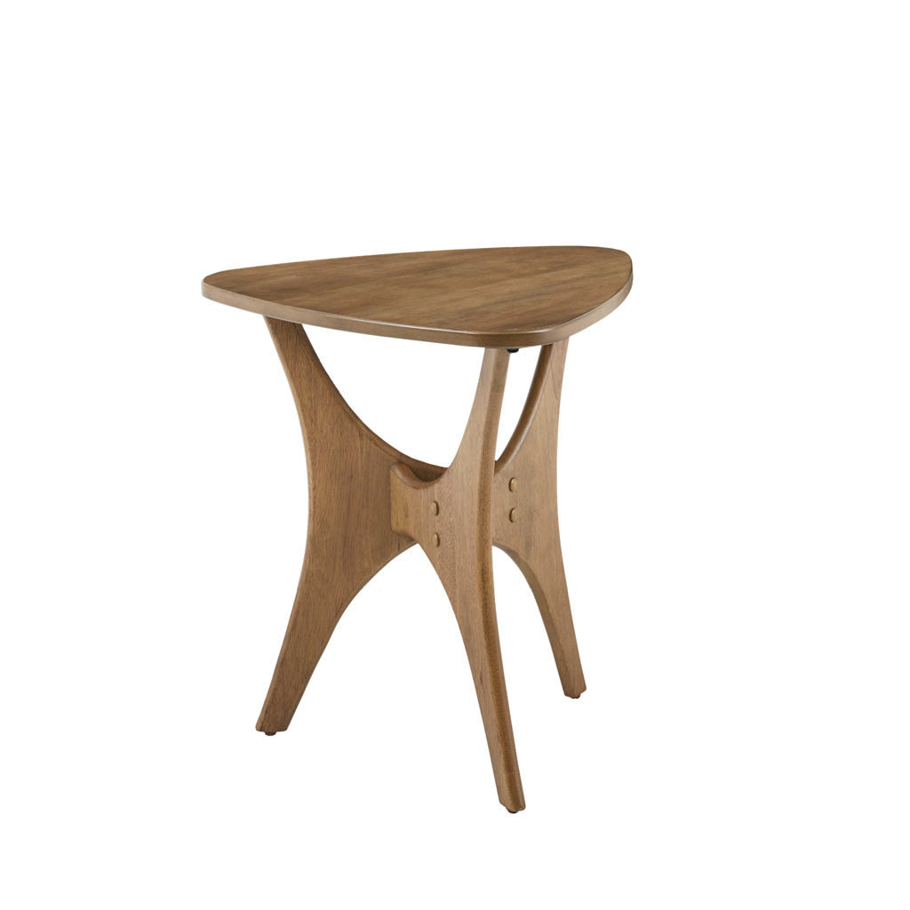 Triangle Wood Side Table