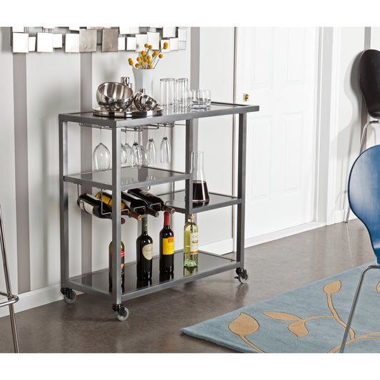 Zephyr Industrial Bar Cart
