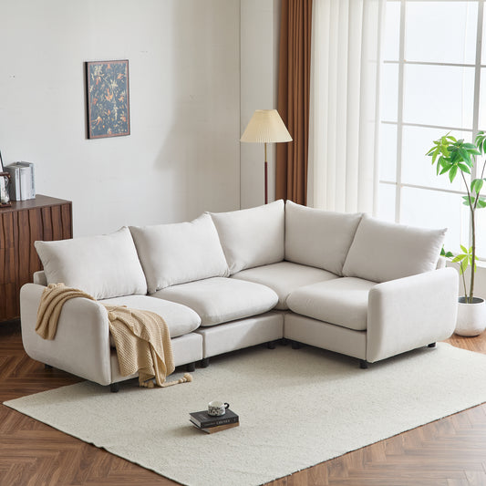 Solace 4-Piece Modular Sectional Sofa