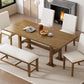 TopMax Extendable Dining Table, 6 Piece Set