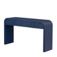 Pyrk Console Table, Navy Blue