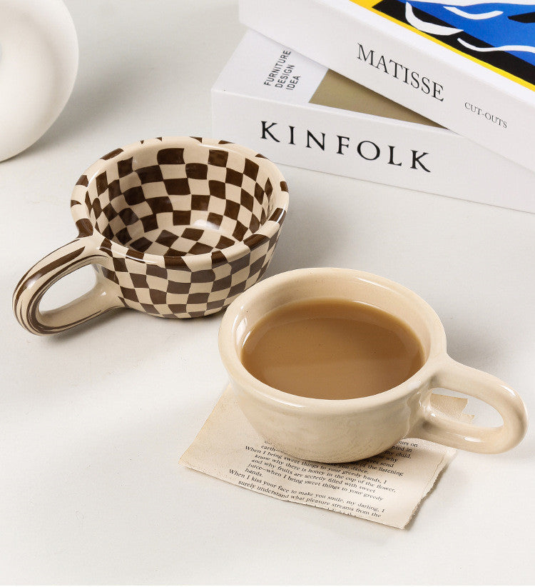 Checkered Coffee Mugs