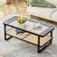 Blye Modern Glass Coffee Table