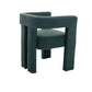 Alpine Set of 2 Barrel Accent Chairs, Emerald