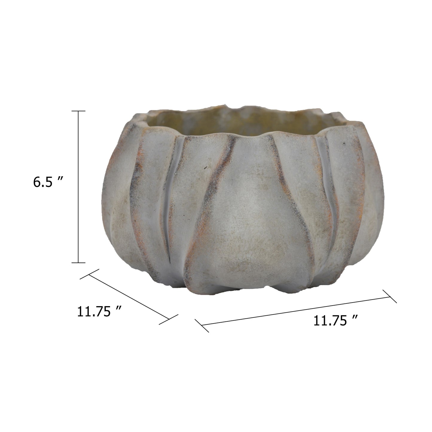 Arlow Sculptural Terracotta Planter