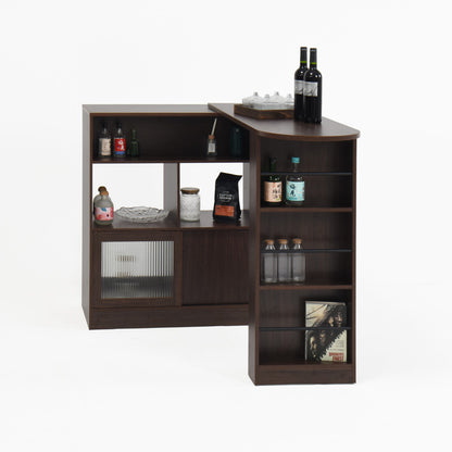 Bar Cabinet with Rotating Top